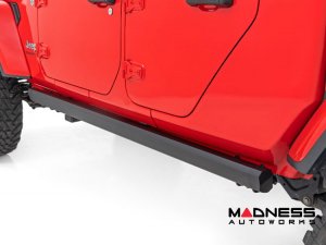 Jeep Gladiator JT Side Steps - Power Running Boards - Rough Country - E-Boards